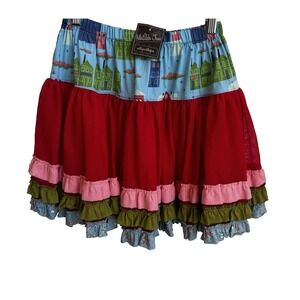 NWT Matilda Jane Sugarland Lollipop Tutu Ruffle Girls Skirt Size 10